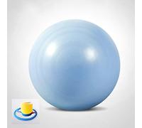 FLY FLU Bola de Ejercicio, Pelota de Yoga Grande con Bola De Nacimiento Antideslizante para Bomba De Pie - Para Terapia Física, Gimnasio, Ejercicio De Embarazo En Casa,Blue
