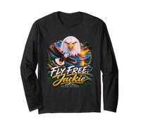 Fly Free Jackie Big Bear California Bald Eagle Memorial Manga Larga