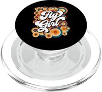 Fly Girl 60s 70s Old School Retro Disco Soul Hip Hop PopSockets PopGrip para MagSafe