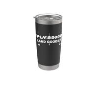 Fly good land gooder piloto de aerolínea piloto privado estudiante Vaso térmico de acero inoxidable de doble pared