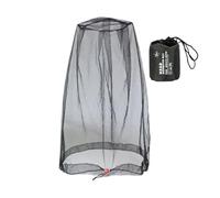 Fly Head Net: diseño de Malla con Orificios Finos, Tela Suave y, Estilo de Capucha de Cobertura Larga y Grande | Camping Senderismo jardinería Actividades al Aire Libre protección Uso bl