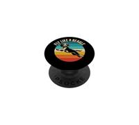 Fly Like A Beagle Vintage Retro PopSockets PopGrip Adhesivo