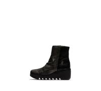 Fly London BAAN538FLY, Fashion Boot Mujer, Silver/Black, 42 EU