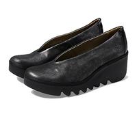 Fly London BESO246FLY - Zapatos de tacón para Mujer, Color Plateado y Negro, Talla 9, Negro y Plateado, 42 EU