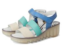 Fly London BEXY575FLY, Sandalias Mujer, OFFWHITE/Mint/Blue, 41 EU