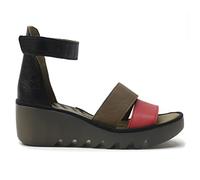 Fly London Bono290fly, Sandalia Mujer, Raspberry Ground Black, 42 EU