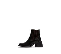 Fly London HAIL310FLY, Fashion Boot Mujer, Black/Red, 42 EU