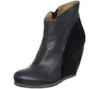 FLY London Buda - Zuecos de Ante Mujer, Negro (Negro (Black/Black)), 36 EU