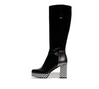 Fly London ECHI354FLY, Fashion Boot Mujer, Black/Graphite, 39 EU