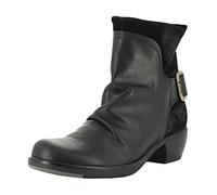 Fly London Mel Mel - Botines fashion de cuero para mujer, color marrón, talla 36