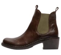 Fly London MEME030FLY, Fashion Boot Mujer, DK. Brown(Green Elastic), 36 EU