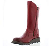 Fly London Mes 2, Botas con hebilla, Mujer, Rojo Red 001, 39 EU