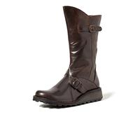 Fly London MES, Botas con hebilla, Mujer, Dk Brown, 40 EU
