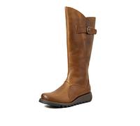 Fly London MOL 2K, Botas con cremallera, Mujer, Beige Camel, 41 EU