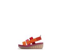 Fly London YERE847FLY, Sandalias Mujer, Devil Red/Multicolor/Lilac, 42 EU