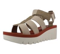 Fly London YOJI198FLY, Sandalias Mujer, Military/Beige/Brick, 41 EU