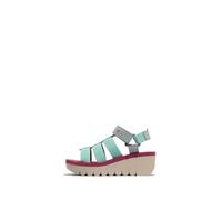 Fly London YOJI198FLY, Sandalias Mujer, Sky Blue/Spearmint/Lilac, 41 EU