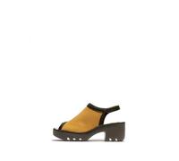 Fly London TEIF577FLY, Sandalias Mujer, Bumblebee/Khaki, 42 EU