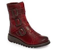 Fly London Scop110fly Botas Estilo Motero Mujer, Rojo Red 004, 41 EU