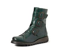 Fly London Scop110fly Botas Estilo Motero Mujer, Verde Petroleo 005, 41 EU