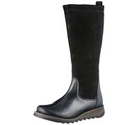Fly London Seme828fly, Botas a la Altura de Rodilla Mujer, Black, 38 EU