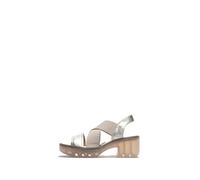 Fly London TAJI502FLY, Sandal Mujer, Silver, 42 EU
