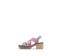 Fly London TAJI502FLY, Sandalias Mujer, Sky Blue/Baby Pink, 39 EU