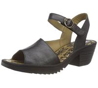 Fly London Wely439fly Sandalia Mujer, Negro, 40 EU