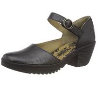 Fly London Wifo440fly Bomba Mujer, Negro, 42 EU