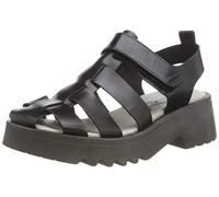 Fly London Women's Maie850fly Wedge Sandal, Black, 41 EU