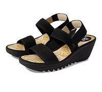 Fly London Yaco416fly, Sandalia Mujer, Black, 40 EU