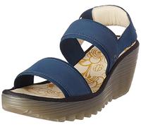 Fly London Women's Yaco416fly Sandal, Blue, 40 EU