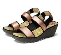 Fly London Women's Yaco416fly Sandal, Blush Gold, 40 EU