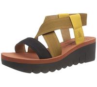 Fly London Yabi922fly Sandalia Mujer, Bumblebee Camel Negro, 36.5 EU