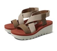 Fly London YABI922FLY, Sandalias Mujer, Military/Beige/Brick, 40 EU