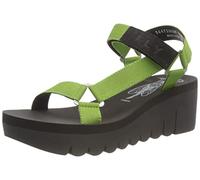 Fly London Yefa726fly Sandalia Mujer, Negro Aguacate Negro, 38 EU