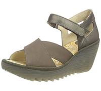 Fly London Yent365fly, Sandalia Mujer, Gris, 41 EU