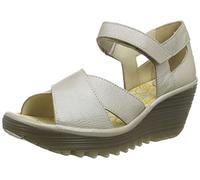 Fly London Yent365fly, Sandalias con cuña Mujer, Silver, 40 EU