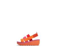 Fly London YERE847FLY, Sandal Mujer, Devil Red/Multicolor/Lilac, 41 EU