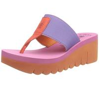 Fly London Yomu725flySandalia para mujer, Naranja Violeta Rosa, 41 EU