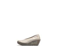 Fly London YOZA438FLY, Cuñas Mujer, Silver, 41 EU