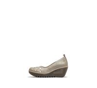 Fly London YUBI480FLY, Cuñas Mujer, Silver, 38 EU