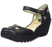 Fly London Yuna, Sandalias Mujer, Negro (BLACK 090), 41 EU