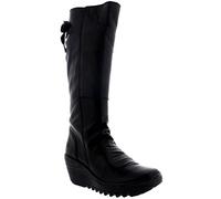 Fly London Yust, Botas Altas Mujer, Black 029, 41 EU