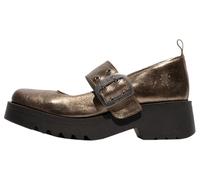 Fly London Zapatos Planos Moch126flyMary Jane para Mujer, Dorado Oscuro, 36 EU