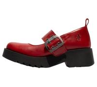 Fly London Zapatos Planos Moch126flyMary Jane para Mujer, Red, 5 UK