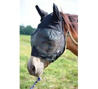 FLY Máscara con Orejas para Caballo, alrededor de granero, estable, pasto Trail Equitación volar y protección solar estándar Fly - Máscara estilo: con orejas - Todos los tamaños
