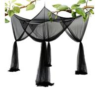 Fly Netting - 74.8x82.68x94.49 Inches Portable Folding Net | Bed Tent Animals Barrier for Camping | Breathable Four-Door Folding Playards Pack Portable Shelter for Home Climbing Dorm