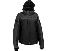 Fly Racing Chaqueta de carbono para mujer 2023 (negro/gris, grande)