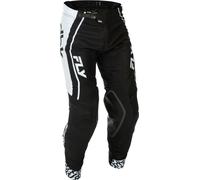 Fly Racing Evolution DST DBK Special Edition, pantalones textile 28 male Negro/Blanco/Rojo